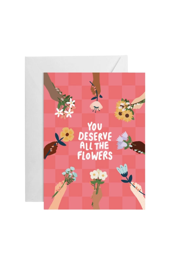 All The Flowers Greeting Card