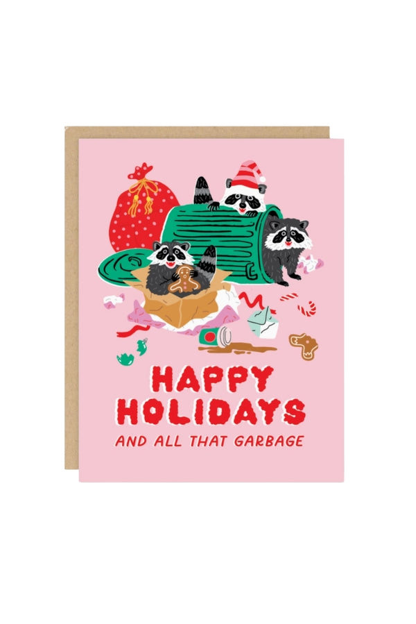 The Raccoon Holiday Card
