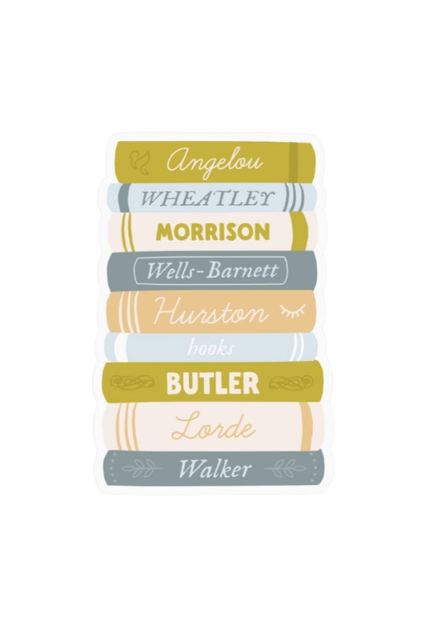 The Black Author Sticker