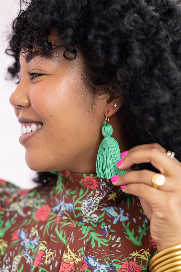 The Drake Tassel Earring - TheTinyTassel