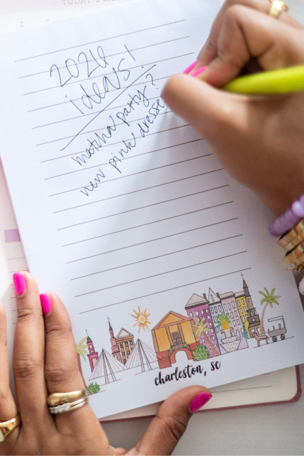 The Charleston Notepad - TheTinyTassel