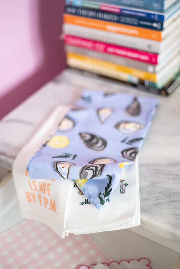 The Oyster Tea Towel