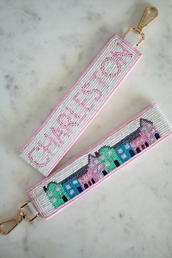 The Rainbow Row Wristlet Keychain
