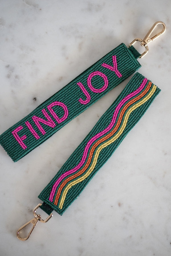 The Find Joy Wristlet Keychain