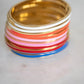 The Tully Bangle in Orange