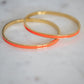 The Tully Bangle in Orange