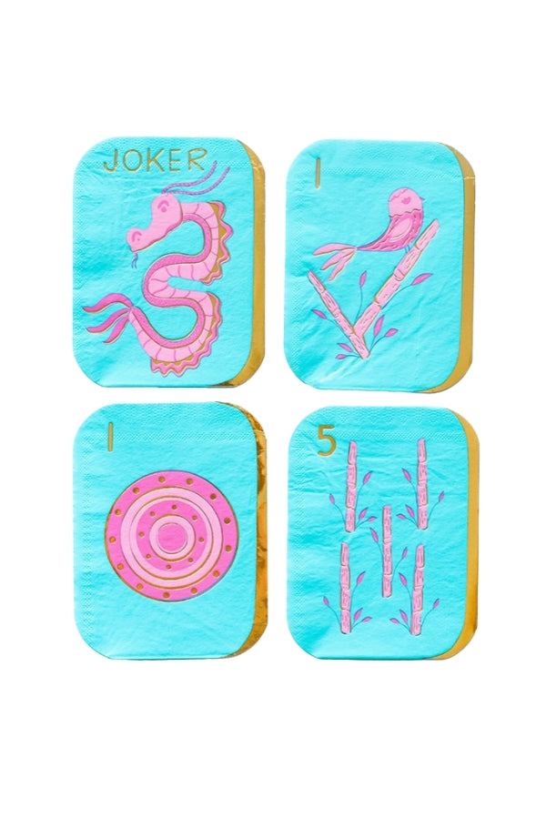 The Mahjong Tile Cocktail Napkins