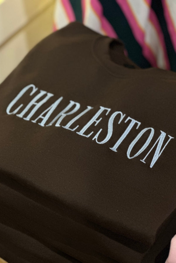 The Charleston Sweatshirt in Chocolate