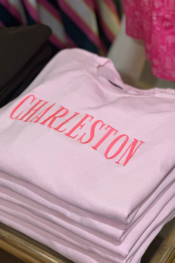 The Charleston Sweatshirt in Pink