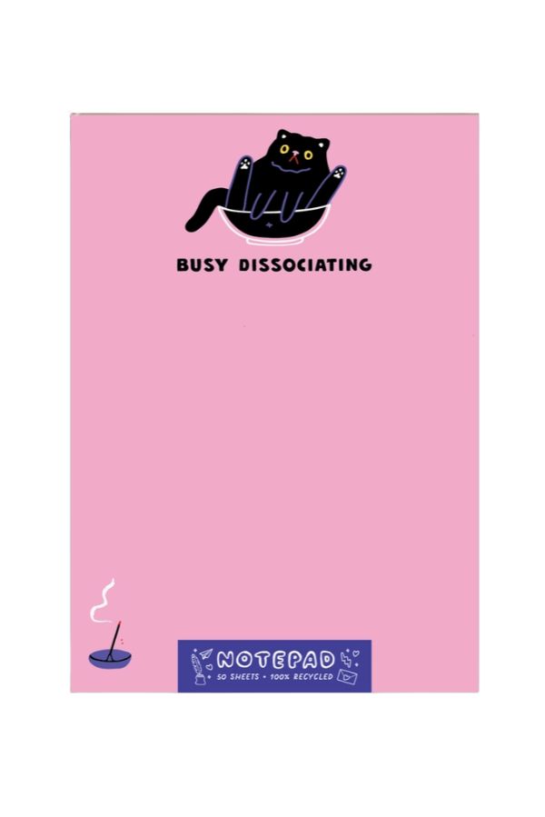 The Dissociating Cat Notepad