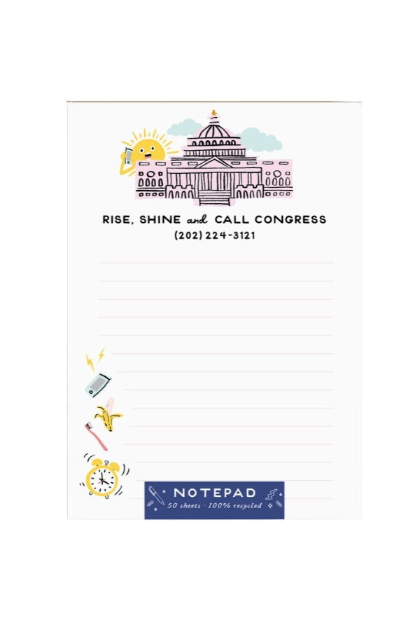 The Call Congress Notepad