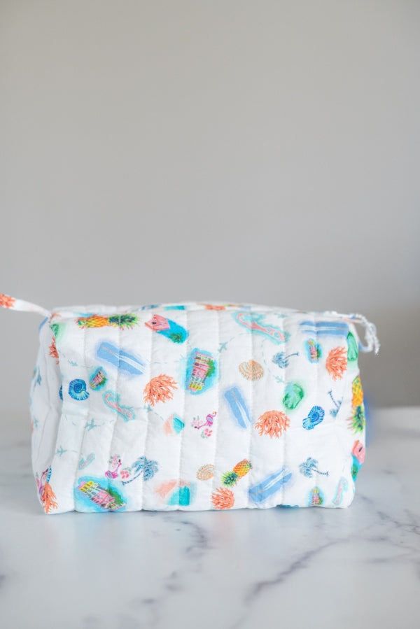 The Bermuda Toile Toiletry Bag