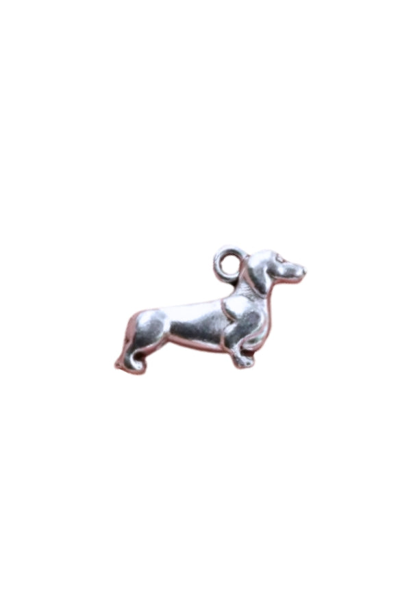 The Silver Dachshund Charm