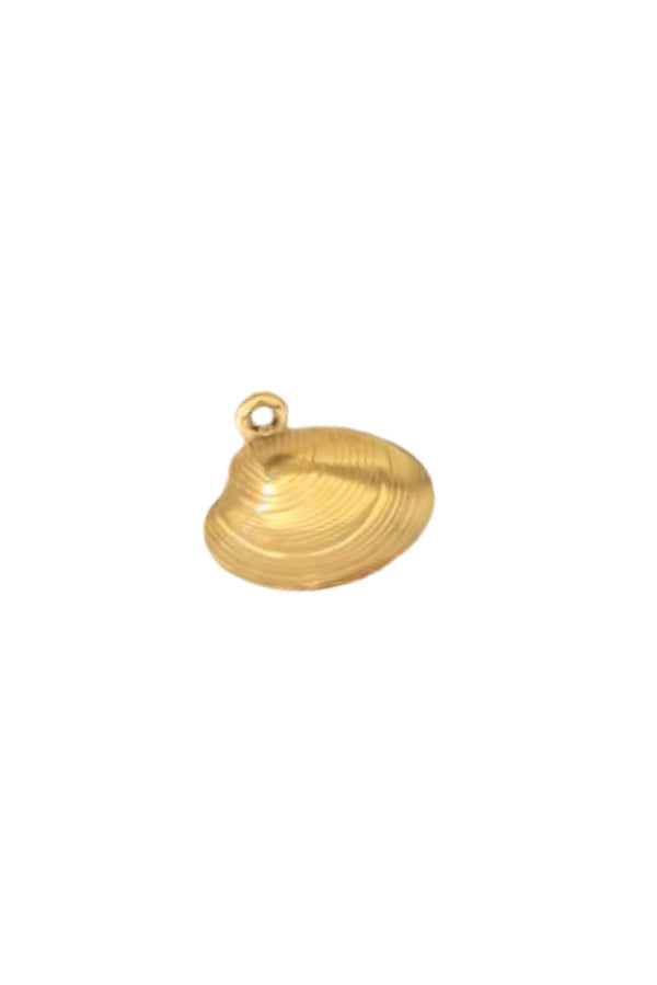 The Gold Clam Charm