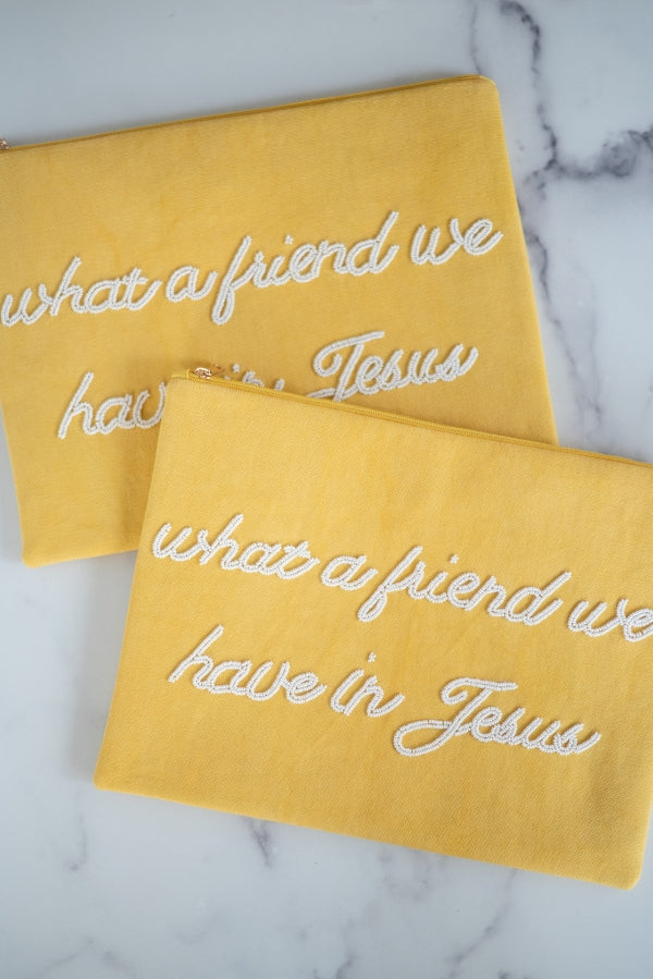 What A Friend We Have In Jesus Clutch
