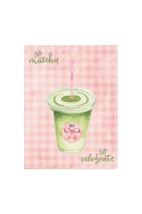 So Matcha To Celebrate Card