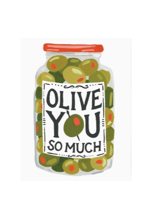 Olive You Greeting Card