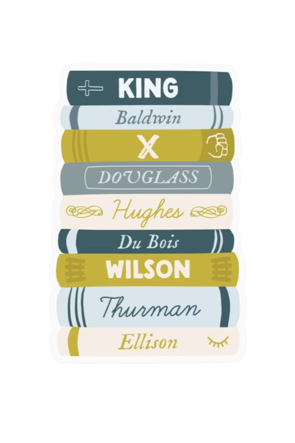 The Black Author Sticker Male Edition