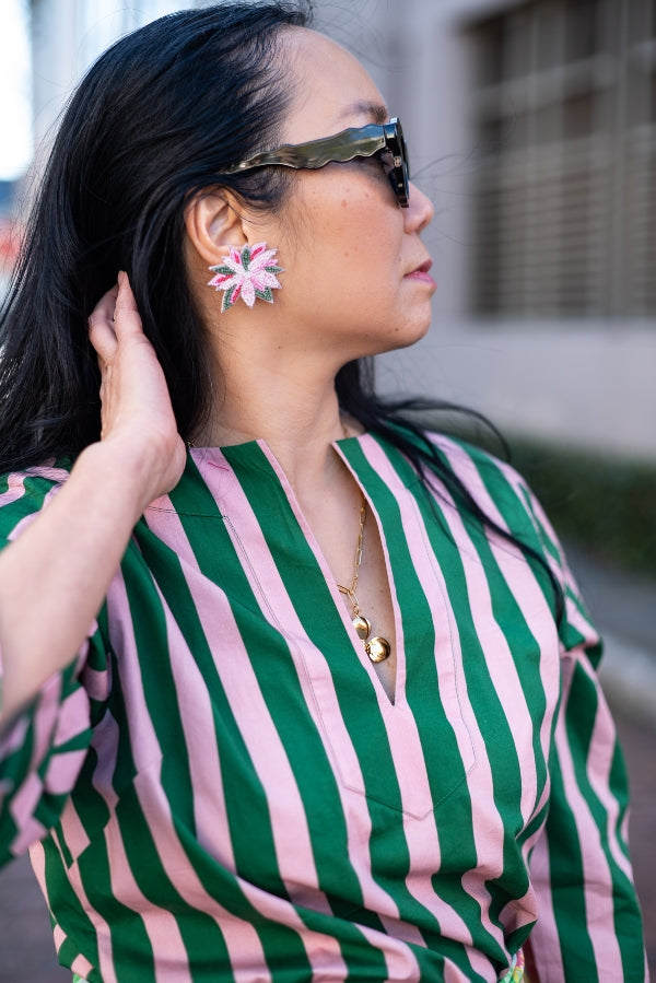 The Poinsettia Earrings