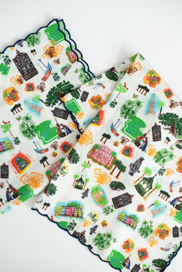 The Charleston Toile Scarf