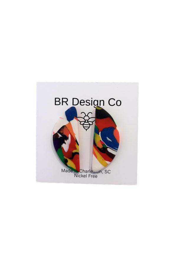 The Luna Earrings in Multi by BR Design Co.