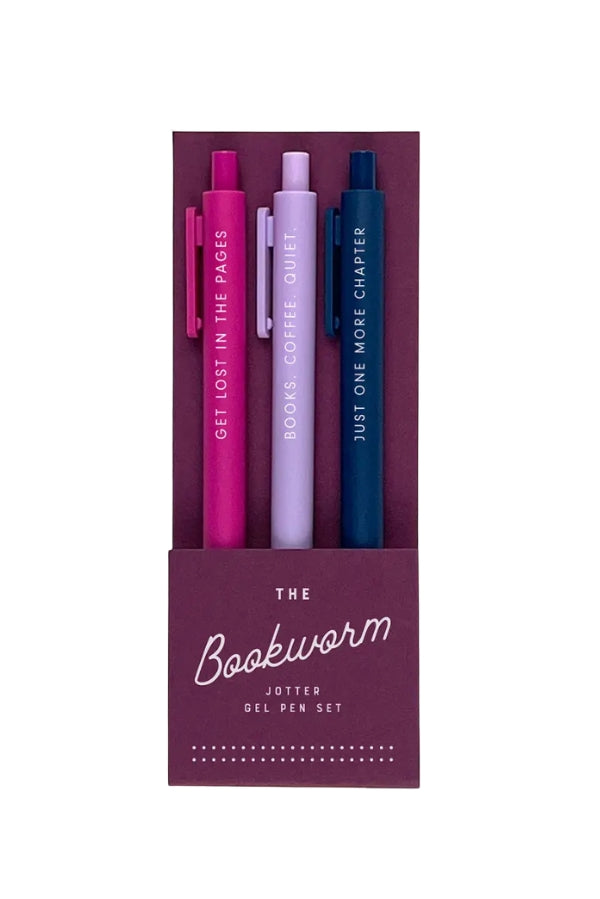 The Bookworm Pen Set