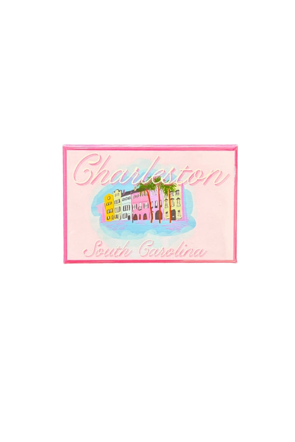 The Rainbow Row Magnet