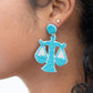The Addlestone Earring in Blue