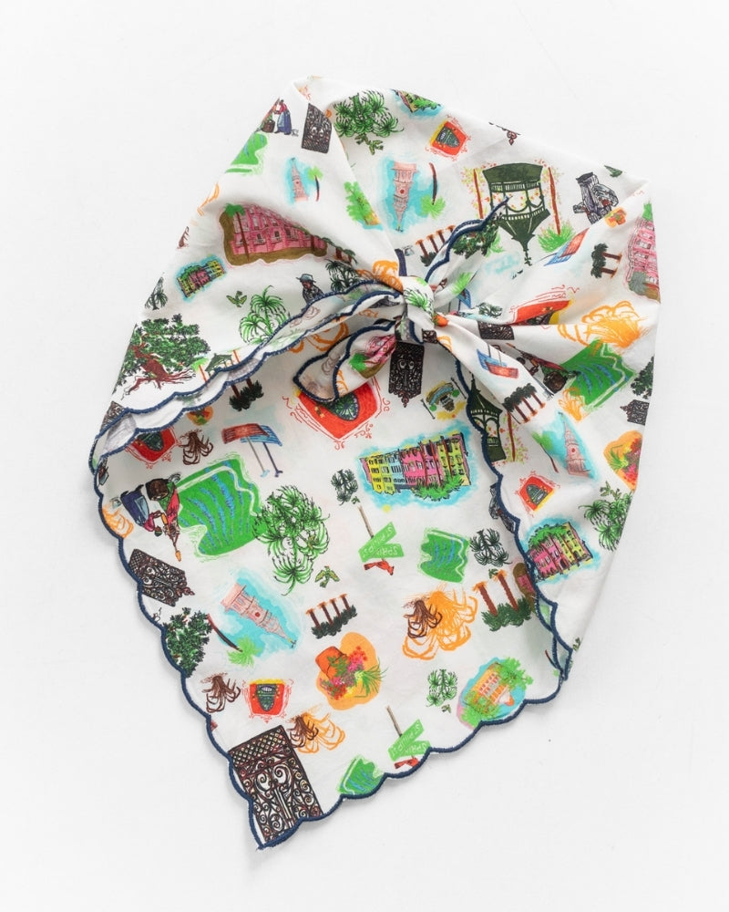 The Charleston Toile Scarf
