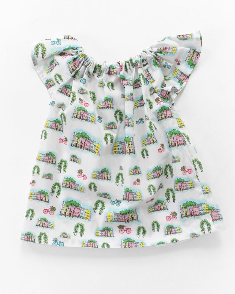 The Rainbow Row Girls Peasant Dress
