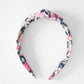 The Navy Floral Headband