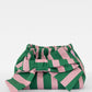 The Mimi Clutch in Heritage Stripe