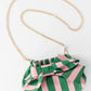 The Mimi Clutch in Heritage Stripe