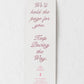 The Keep Paving The Way Bookmark