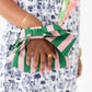 The Mimi Clutch in Heritage Stripe