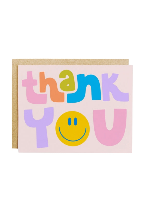 Smiley Thank You Card