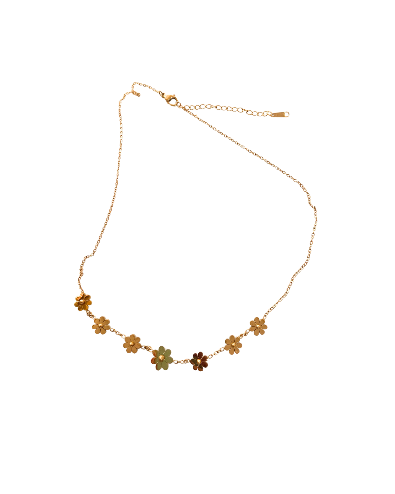 The Daisy Chain Necklace in Gold