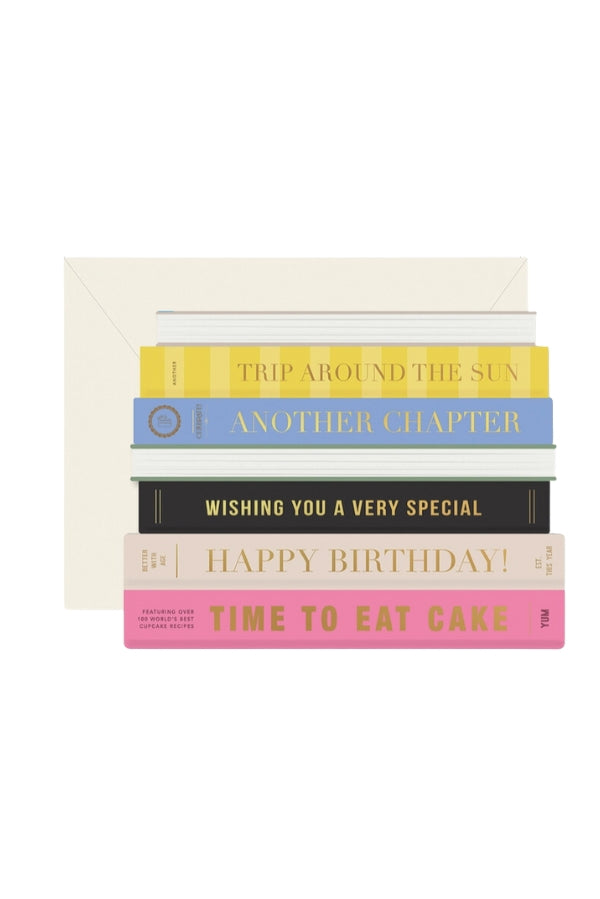 The Birthday Books Card