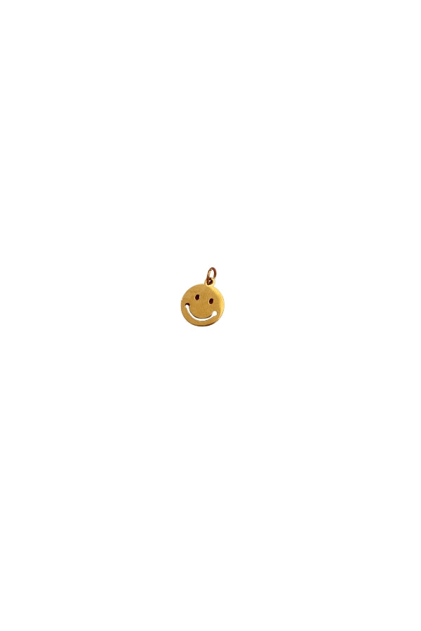 Gold Smiley Face Charm