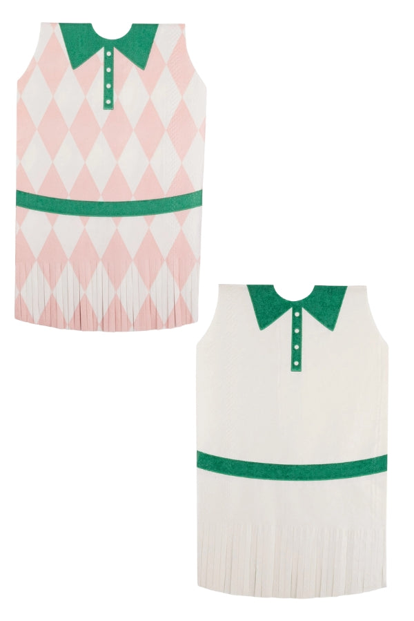 The Tennis Dress Napkin Set