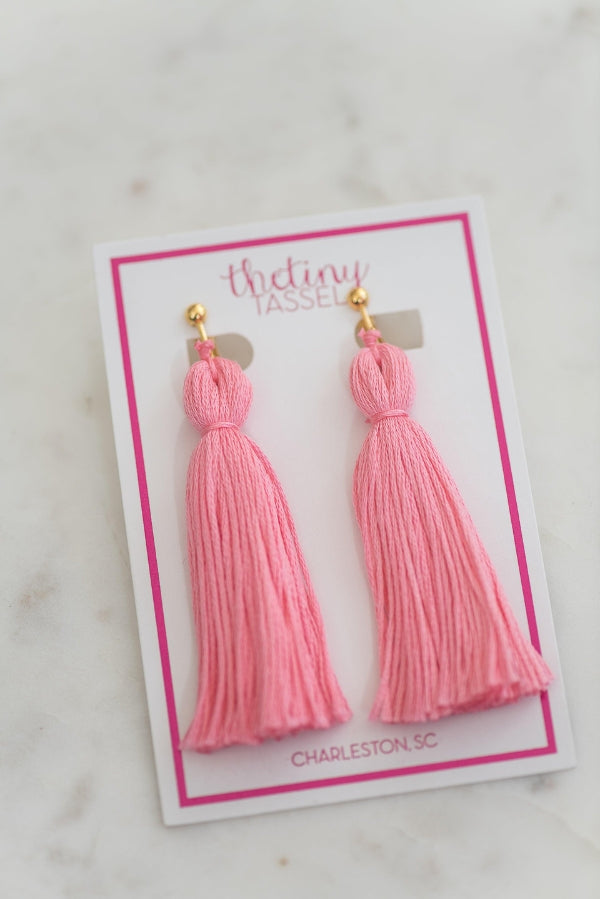 The Corinne Clip-On Tassel Earring - The Tiny Tassel