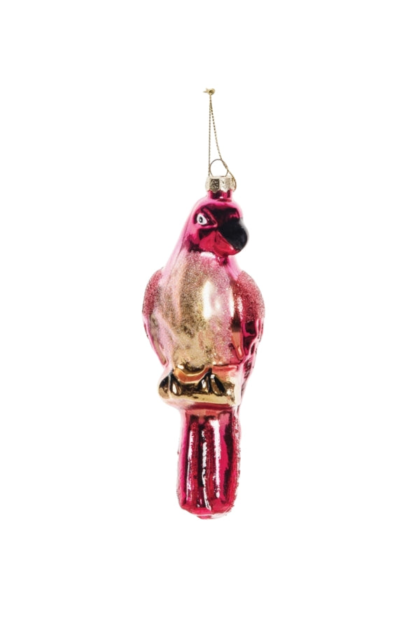 The Pink Parrot Ornament