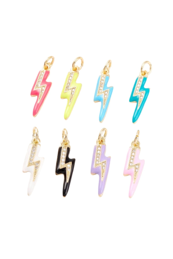 The Sparkly Lightning Bolt Charm