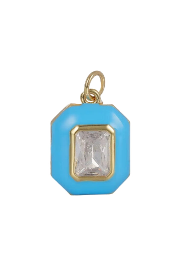 Blue Gemstone Charm