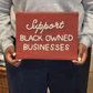 The Support Black Owned Businesses Clutch