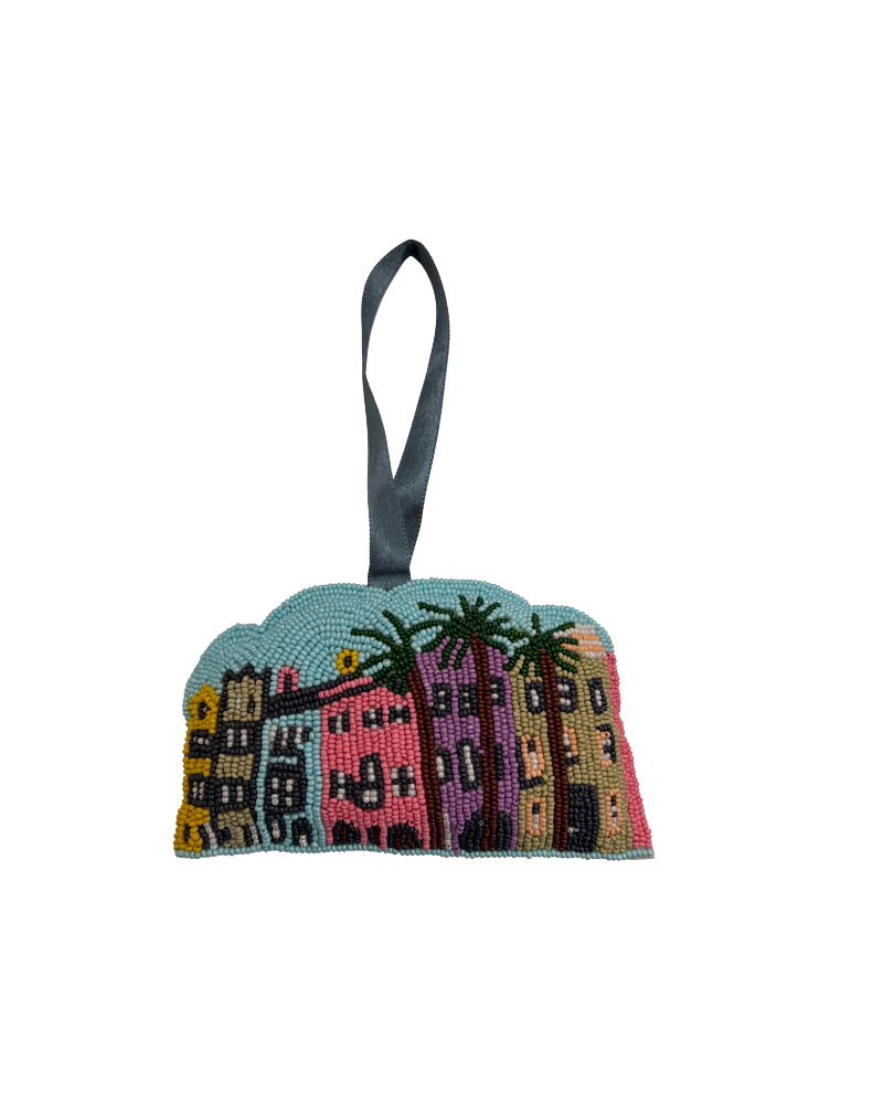 The Rainbow Row Ornament
