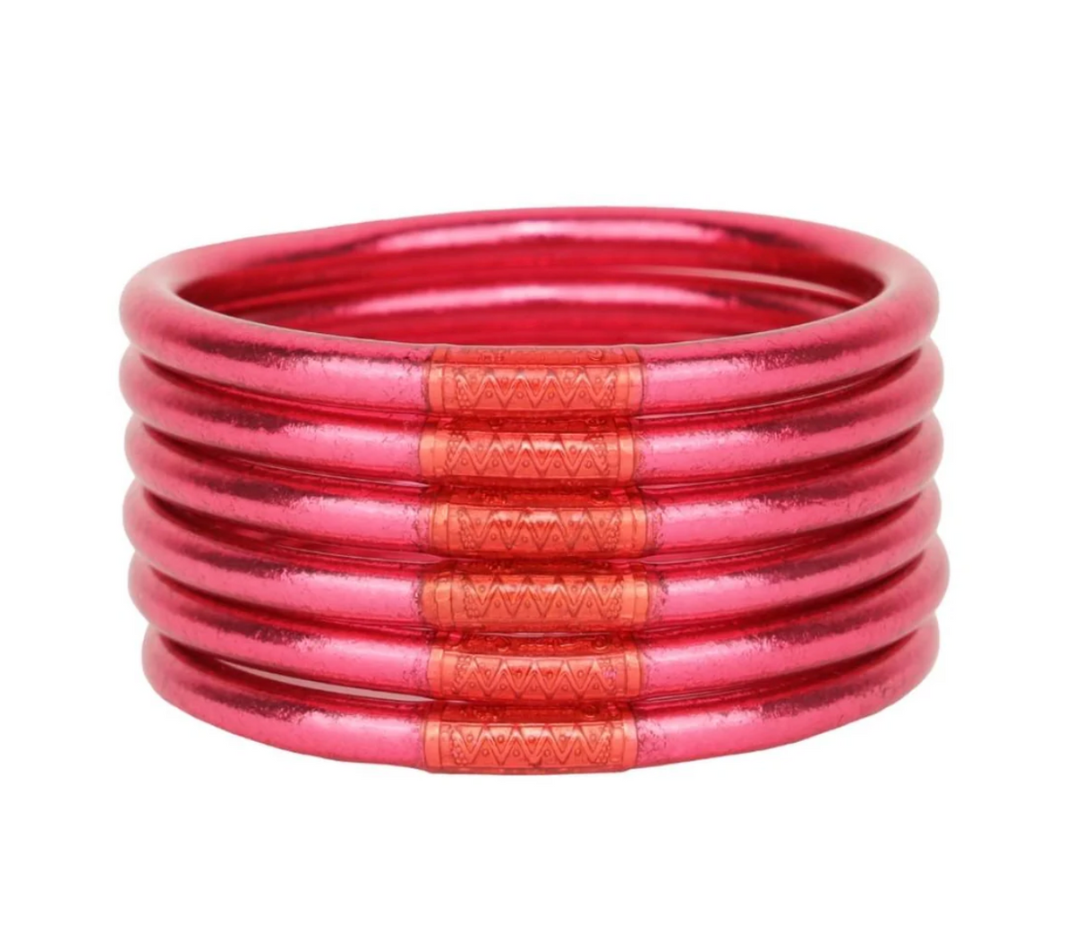 The BuDhaGirl Bangles in Pink