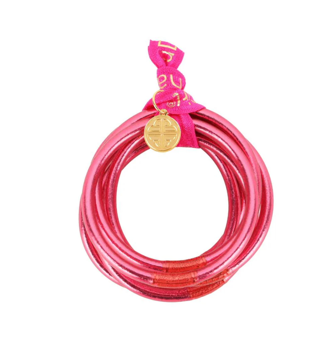 The BuDhaGirl Bangles in Pink