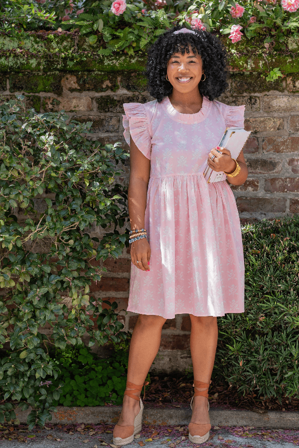 The Blush Block Dress - TheTinyTassel