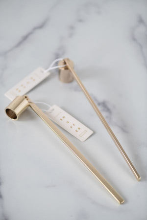 The Gold Flame Candle Snuffer 